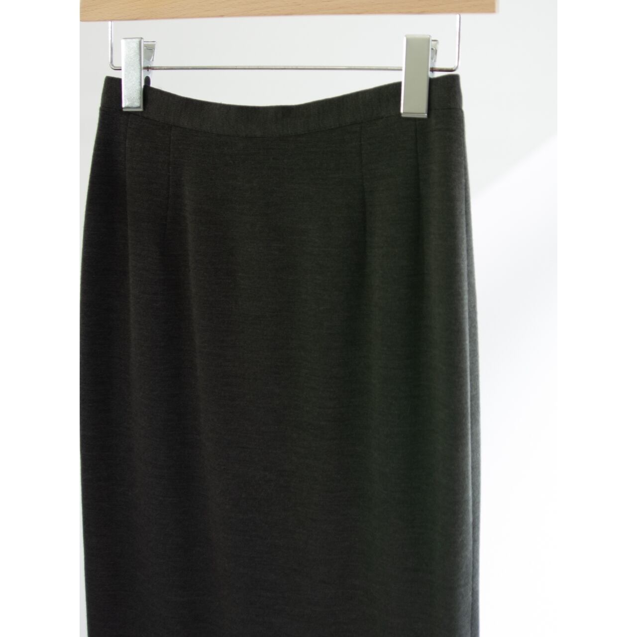【LA TENDA】Made in Italy Wool-Acrylic Jersey Long Skirt（イタリア製 ウールアクリルジャージー ロングスカート）