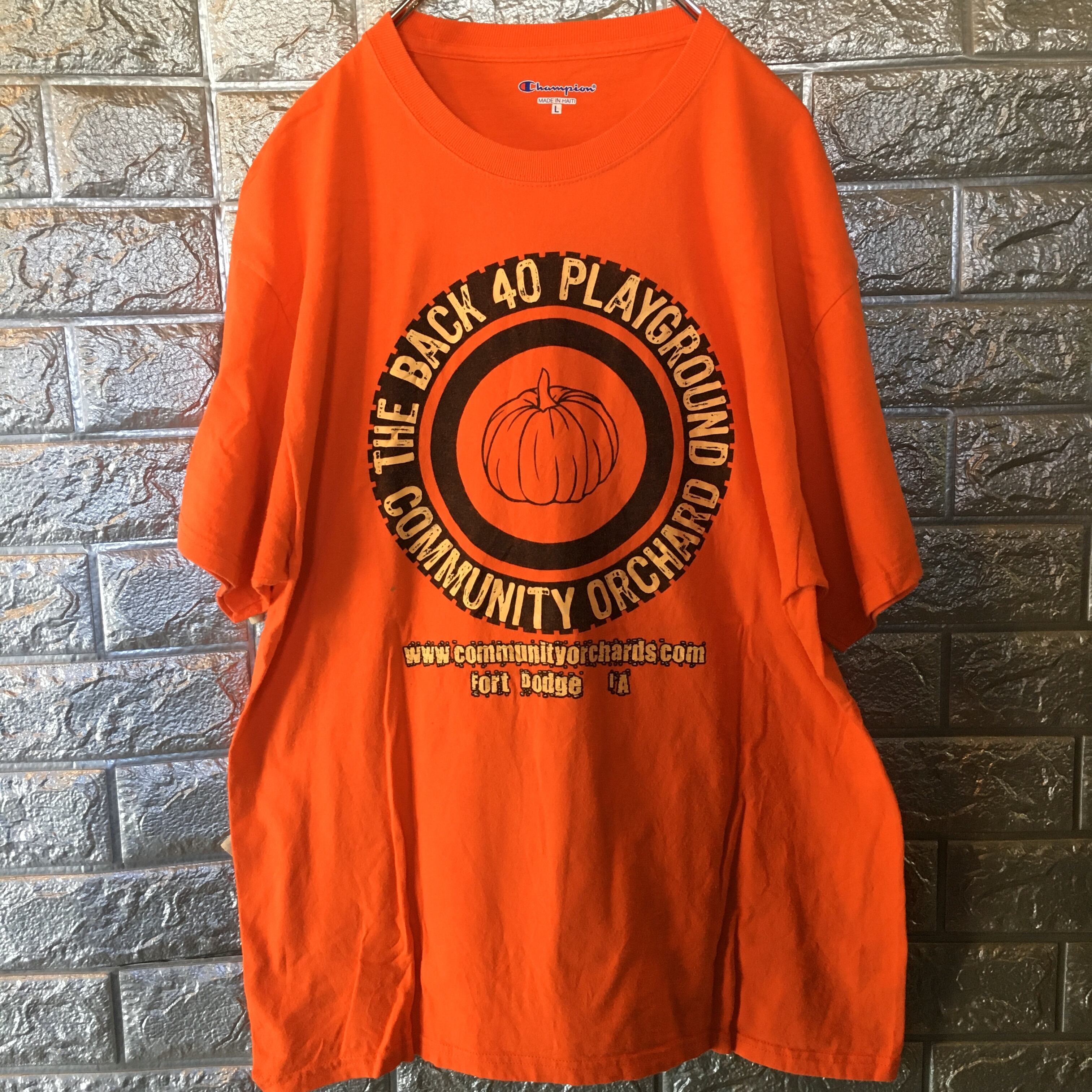 US輸入】Champion Tシャツ 企業Tシャツ コミュニティ果樹園 | 古着屋SHUJI