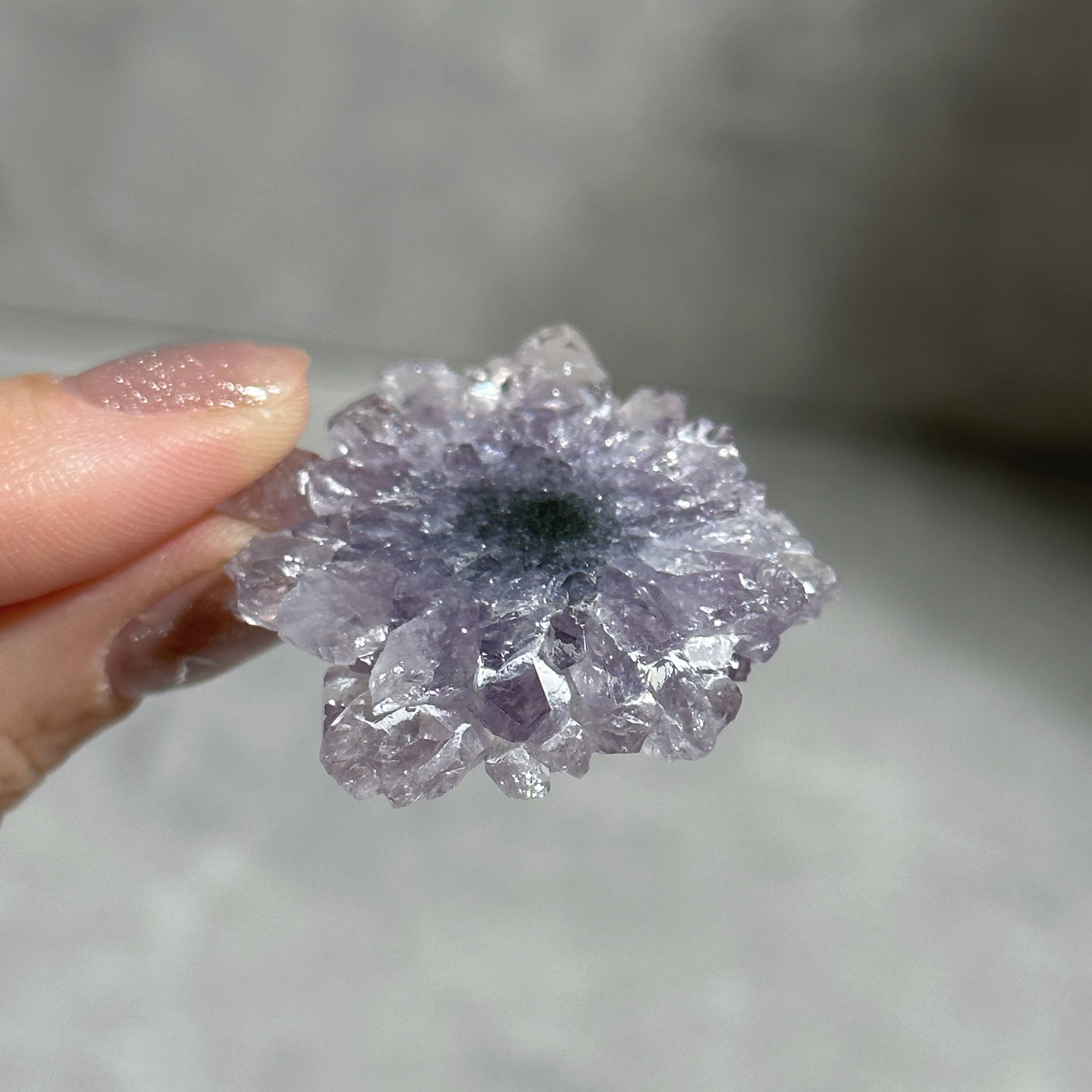 フラワーアメジスト スライス23◇ Flower Amethyst ◇天然石・鉱物
