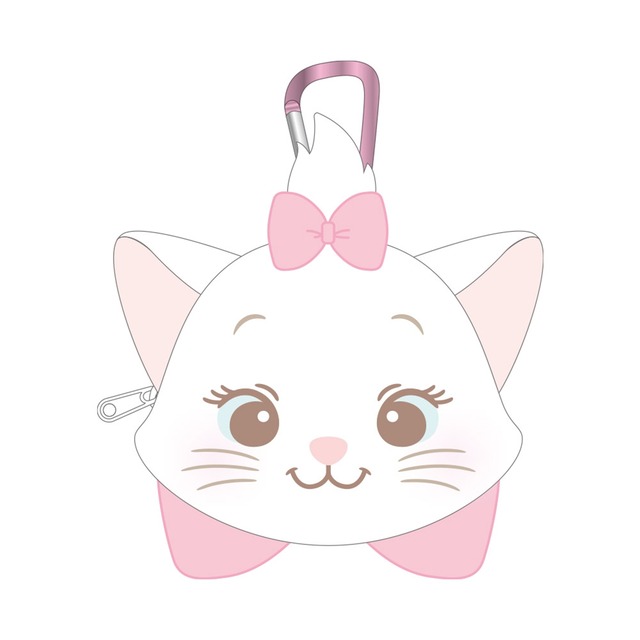 ディズニーカラビナ付きぬいぐるみファスナーマスコットマリー(5257134)