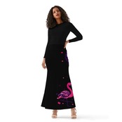 Women's Wrap Fishtail Long Skirt 4463