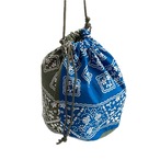 【New】リメイク巾着　2way ショルダーバッグ　ラージサイズ