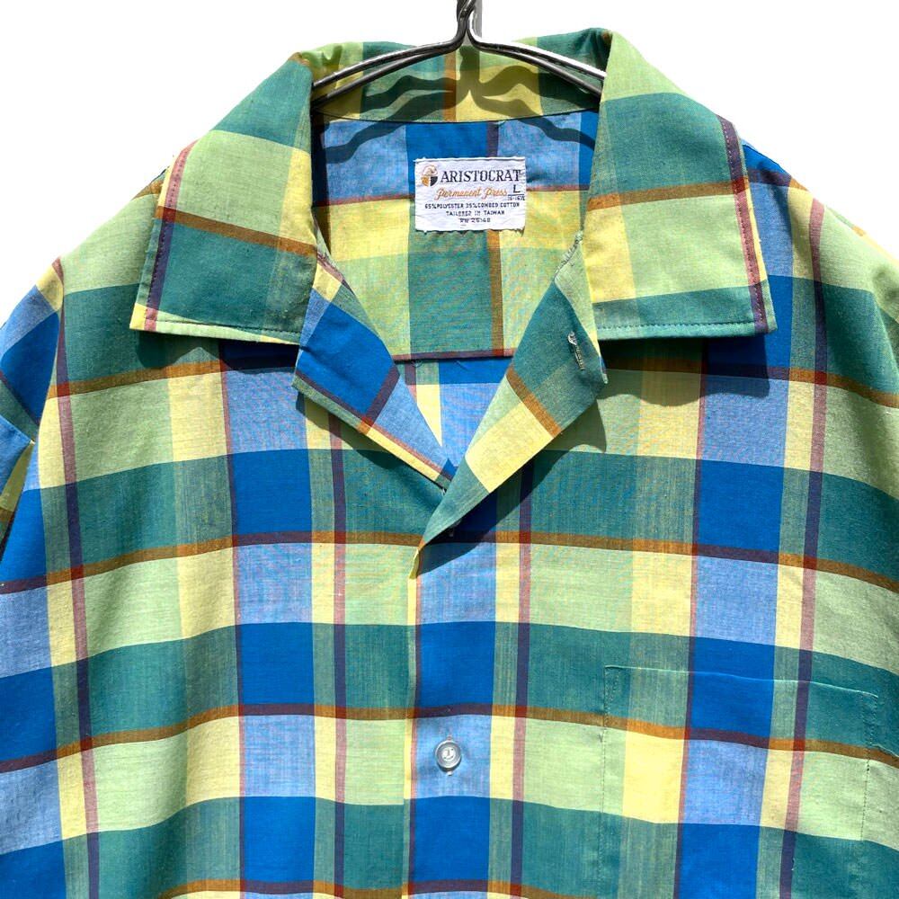 ARISTOCRAT] Vintage S/S Open Collar Shirt [1960s-] Vintage Open