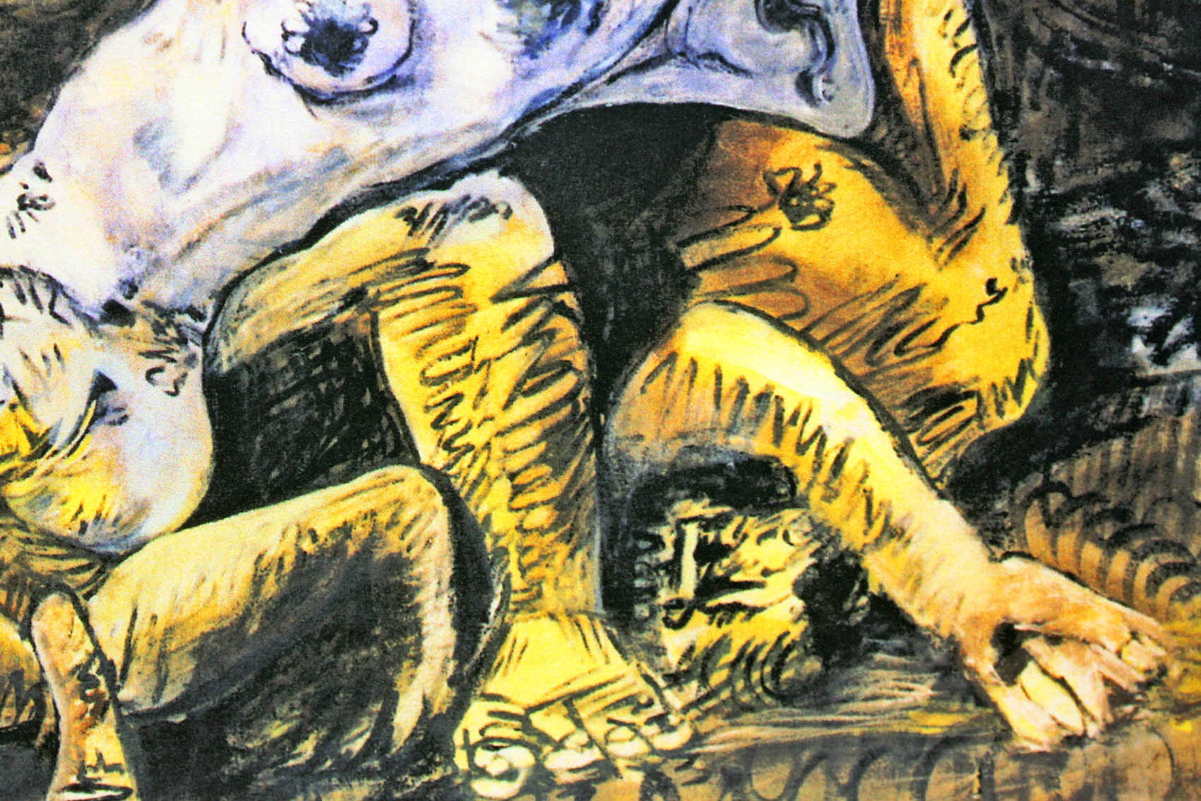 パブロ ピカソ「バッカス」額縁4色選択可能 作品証明書 展示用フック 限定500部エディション付複製画ジークレ