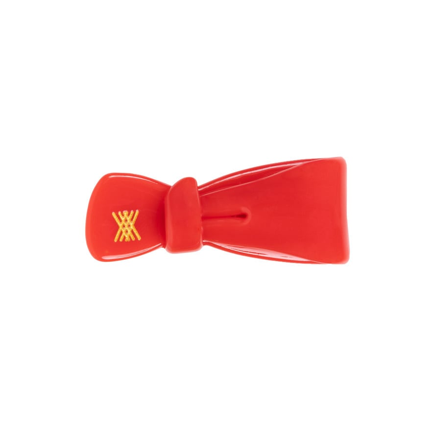 【 Repose AMS 26AW 】 bow hair clip / firecracker red FCR