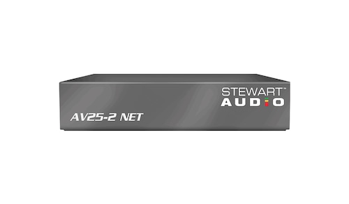 Stewart Audio　AV25-2NET/2ch Danteパワーアンプ