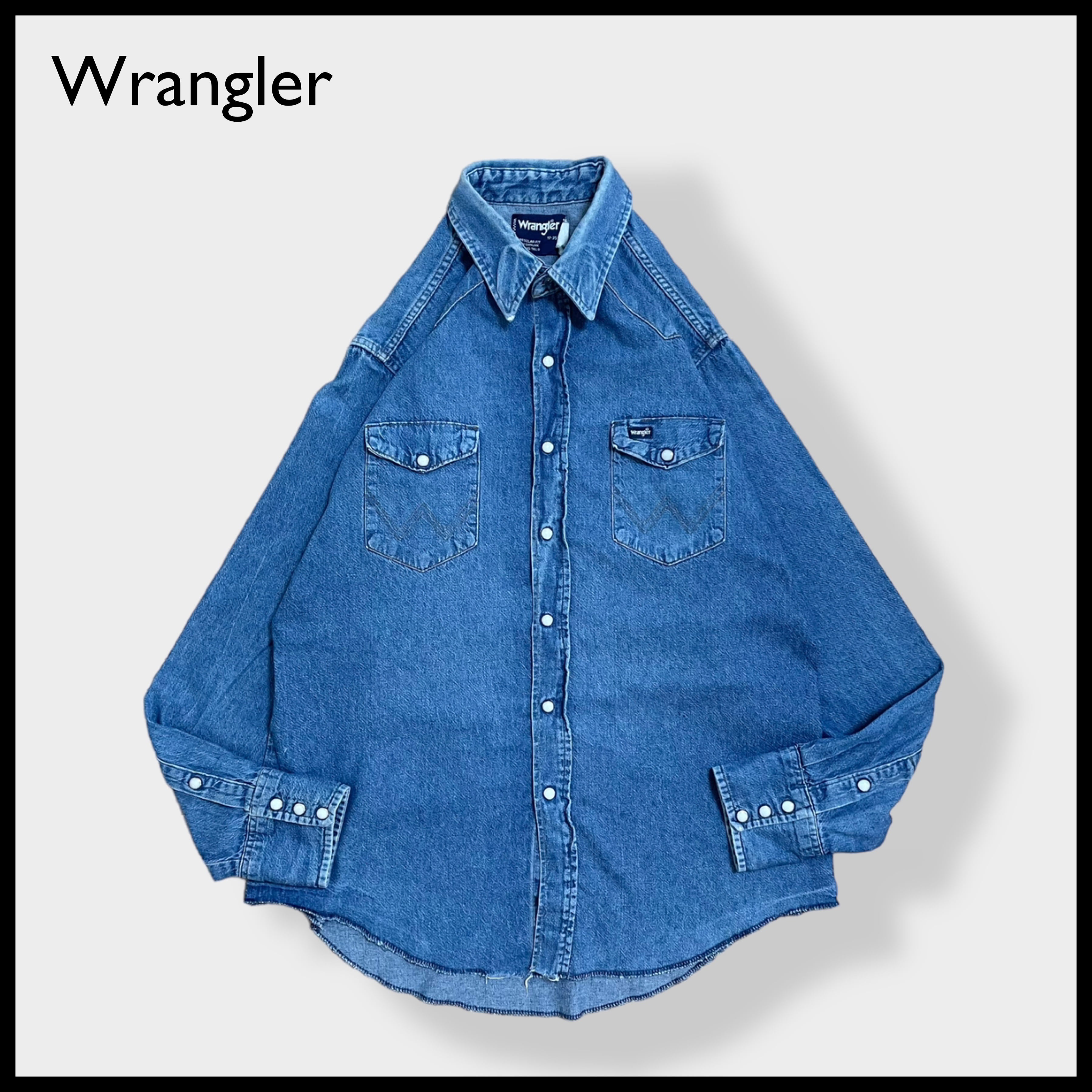 Wranglers ウエスタンデニムシャツ デニムシャツ ウエスタンシャツ