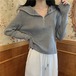 韓国 パーカー新作トップス 多彩なヴィンテージ薄手韓国デザイン長袖スウェット