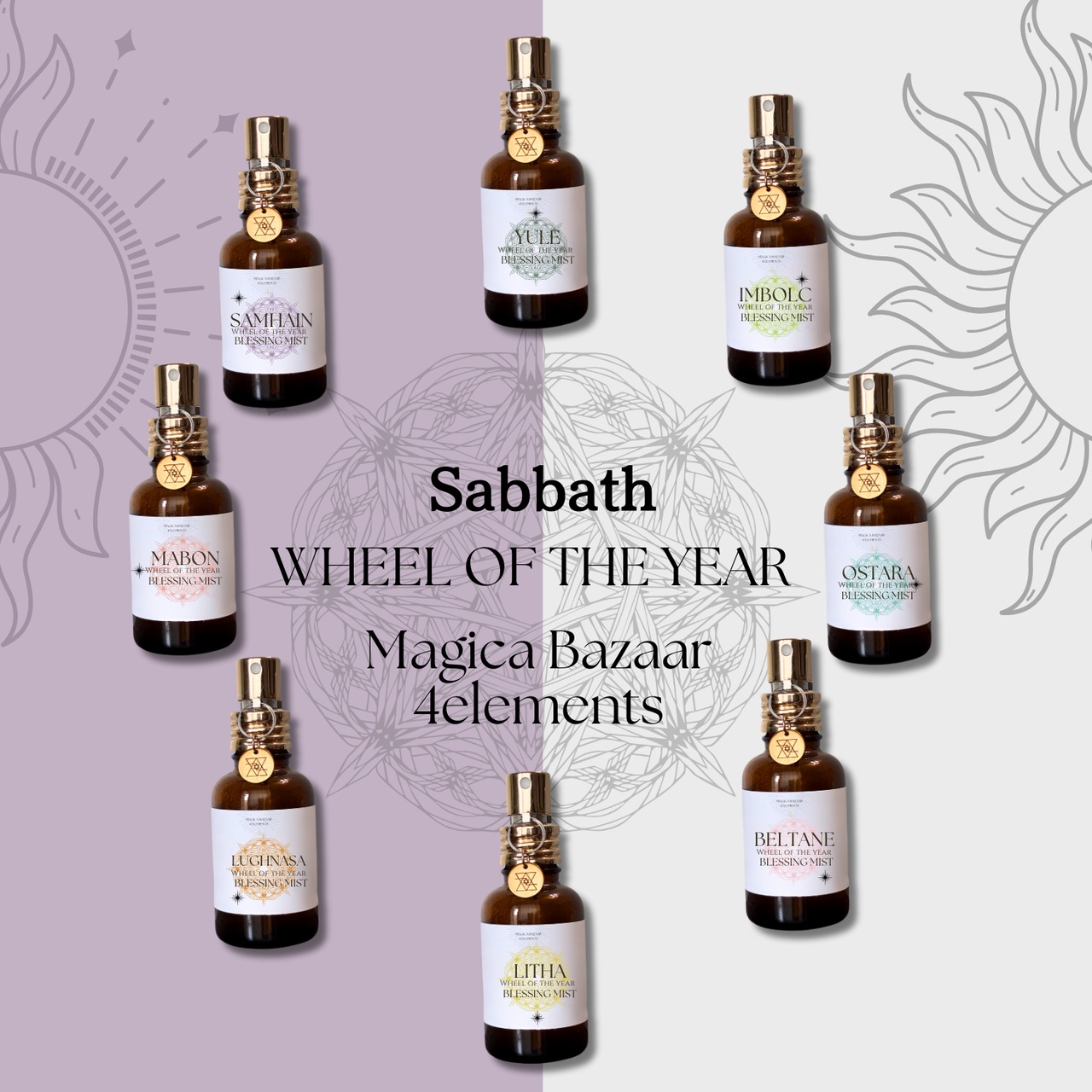 即納✬【Wheel of the year Blessing  Mist】サバト前半　４本セット