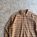 STUSSY / 90’s flannel shirt size XL