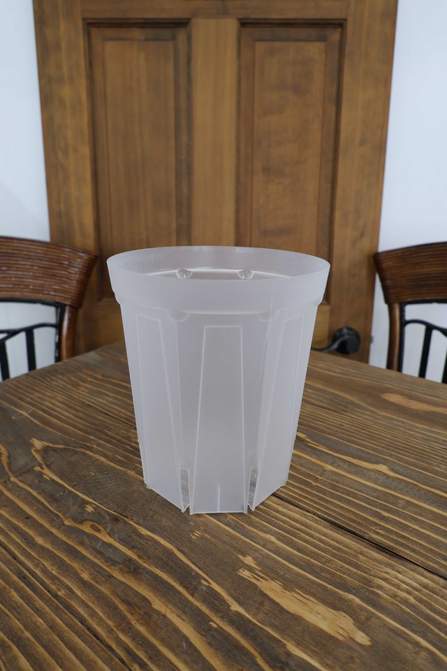 5号ネガミエル　透明スリット鉢　