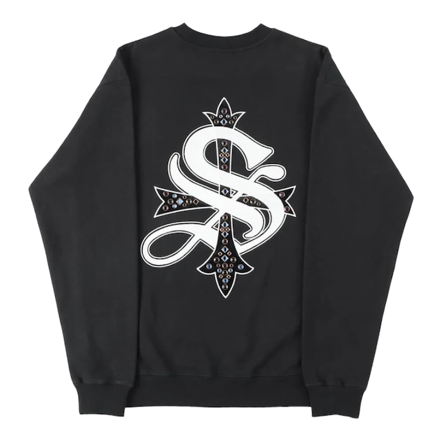 【SUPPLIER】STUDS CROSS CREWNECK