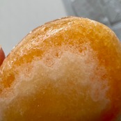 オレンジカルサイト*ハート3*天然石インテリア*置き物