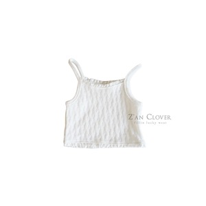 [Z’AN CLOVER] Punched Lace Sleeveless (13/15/17/19) / [지안클로버] 펀칭레이스나시 (13/15/17/19)
