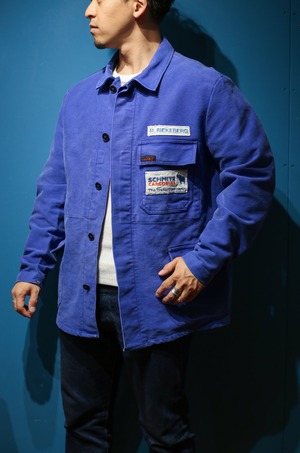 Euro moleskin blue work jacket
