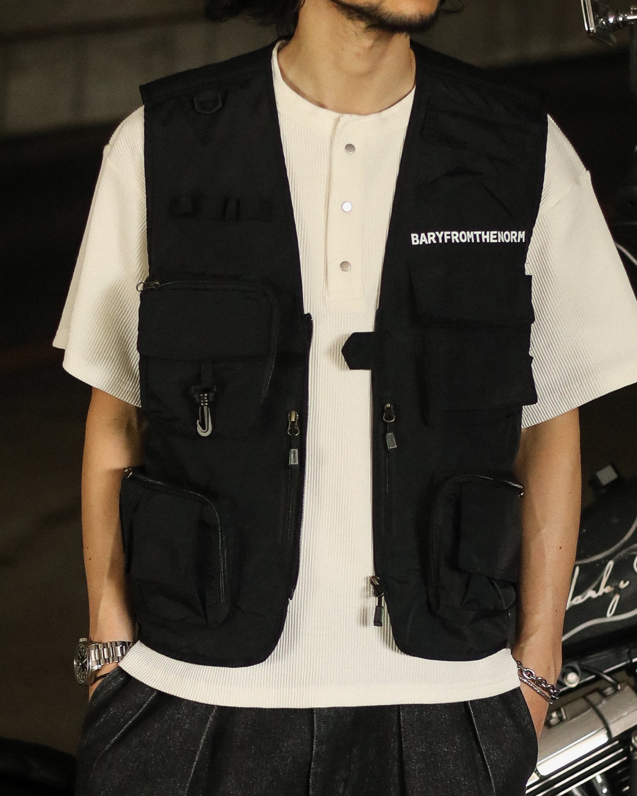 送料無料】2WAY FISHING VEST | BARYFROMTHENORM