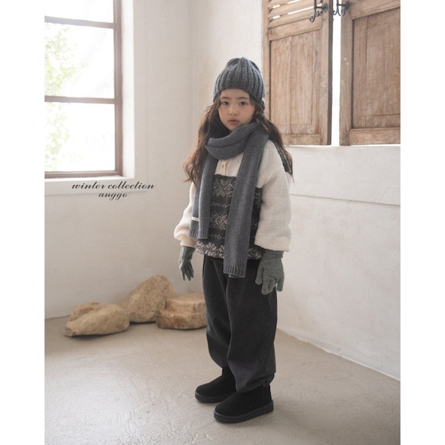 《予約》anggo ¨ pecan sweat shirt