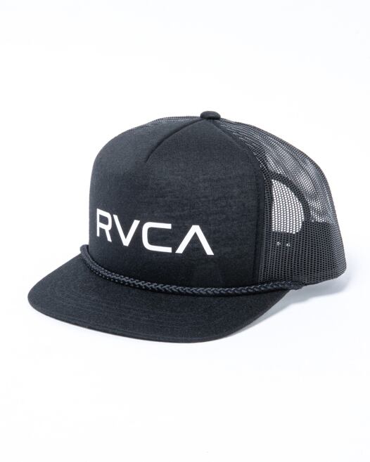 RVCA (ルーカ) FOAMY TRUCKER メッシュキャップ BLK/ブラック BA041-923