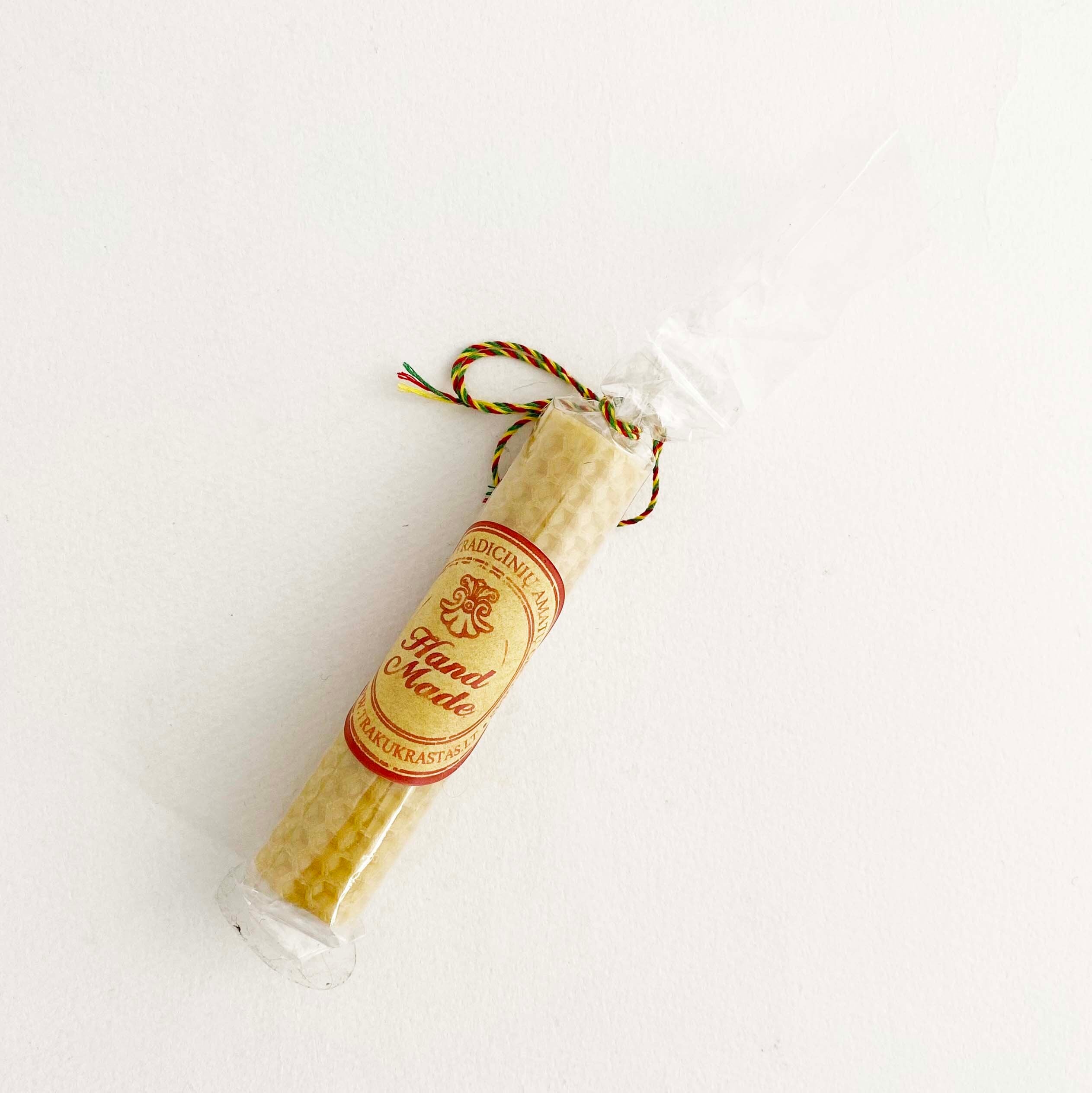 蜜蝋の手作りキャンドル（リトアニア）