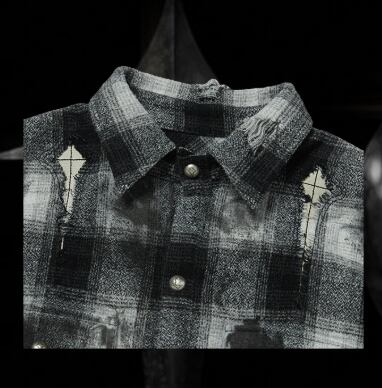 THUG CLUB] Angels Damaged Shirt 正規品 韓国ブランド 韓国通販 韓国