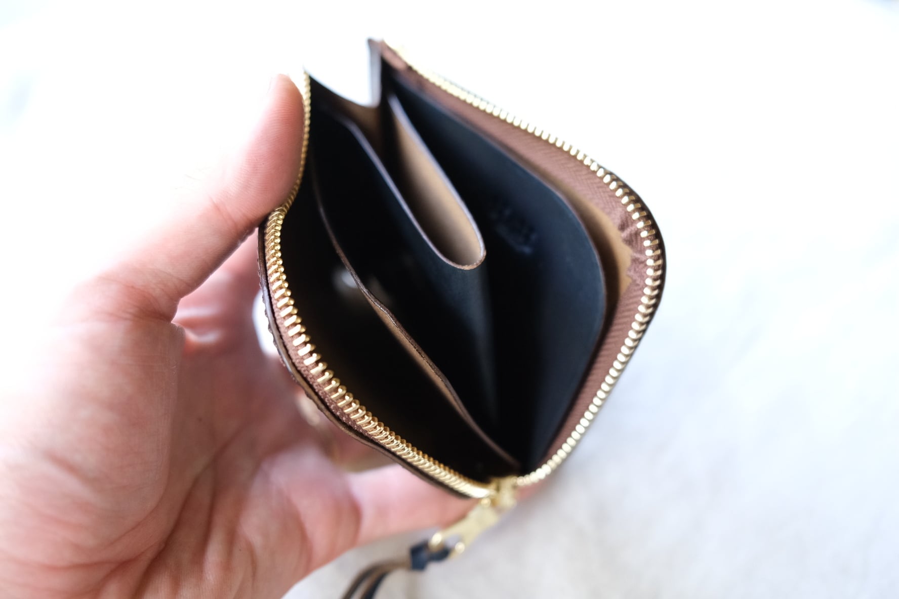 即納》zip wallet【Etrusco Indigo】 | TENTE Handcrafted