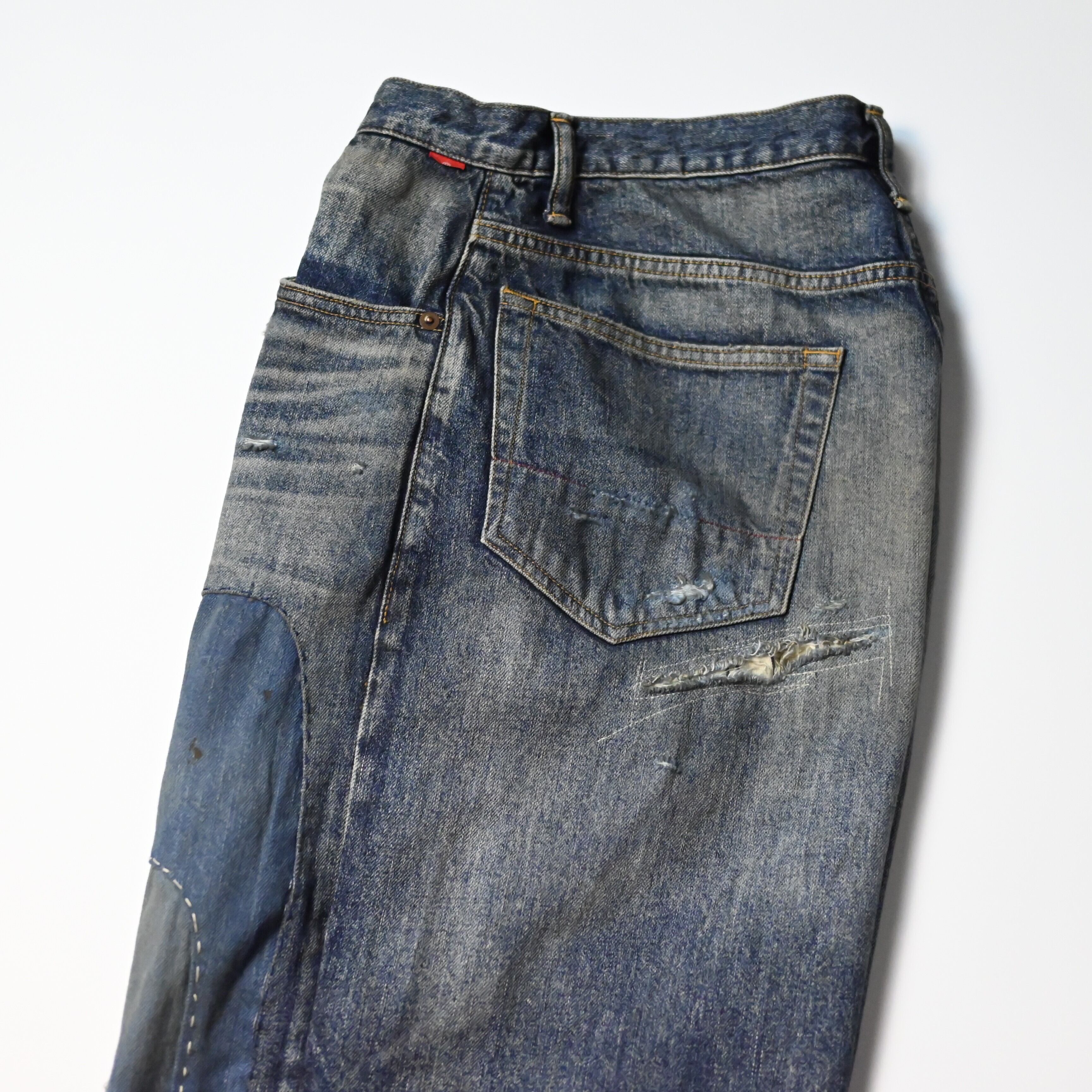 ANACHRONORM / REMAKED WIDE 5P DENIM PANTS | GANKO