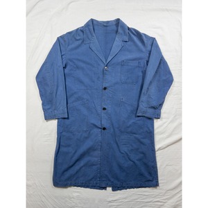 【1940s】"French Vintage" Blue Faded Metis Atelier Work Coat, Good Condition!!