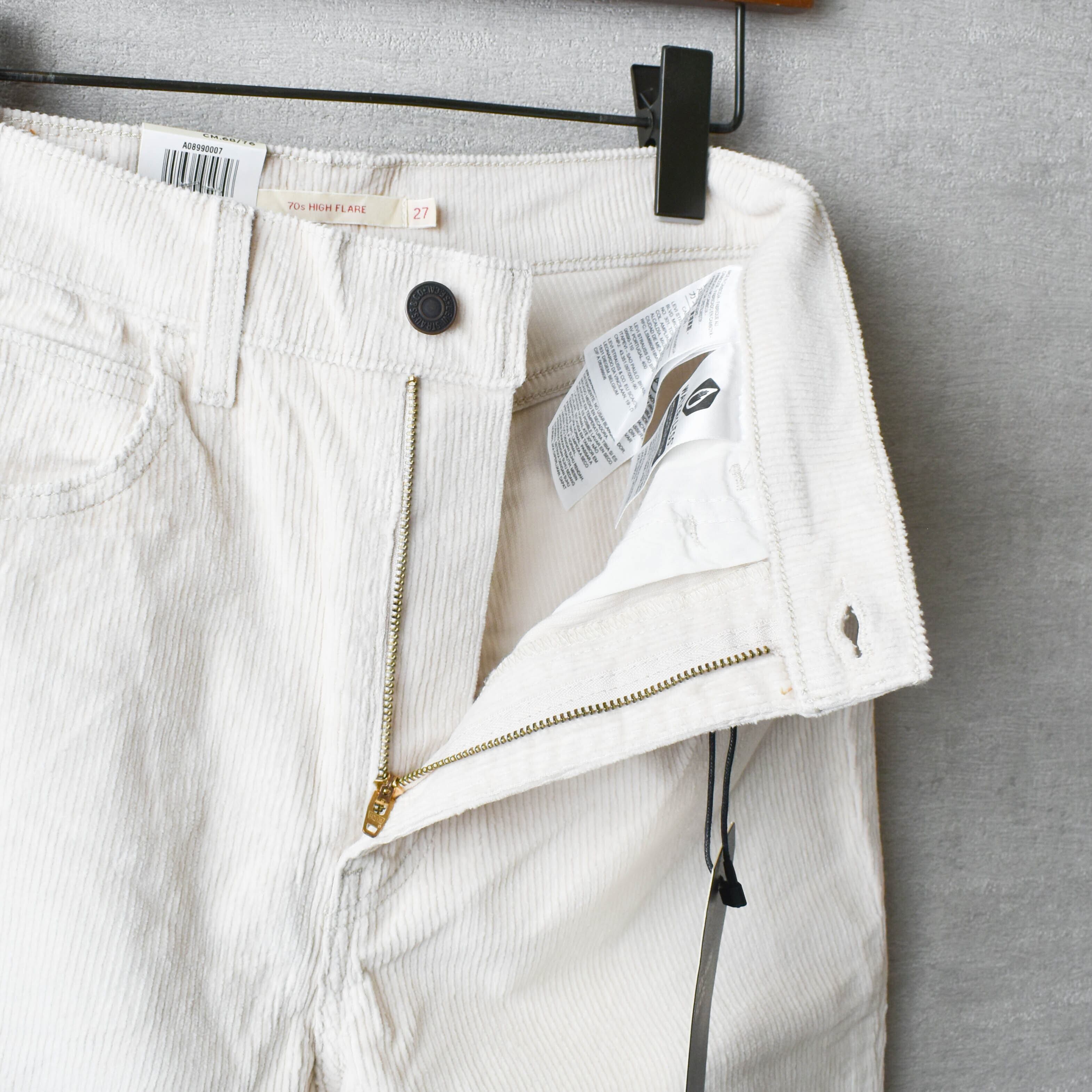 [NEW] LEVI'S 70S HIGH FLARE ベージュ A0899-0007