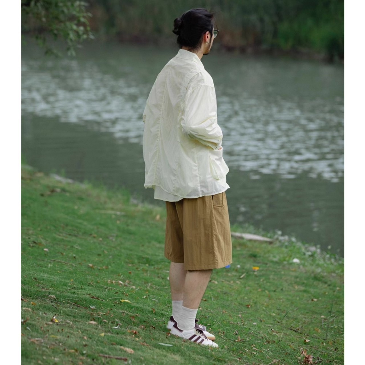 Nylon oversized work jacket 0472 - 11