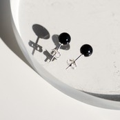 3/13(金)21時新作発売*silver925 オニキス ピアス