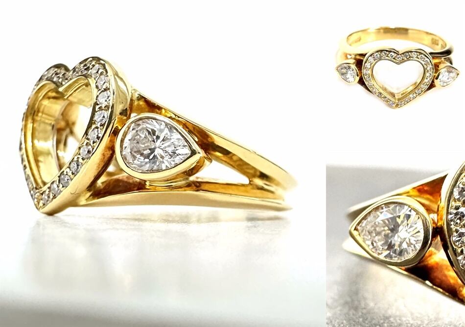 Chopard ショパール ハッピーダイヤモンド リング ペア