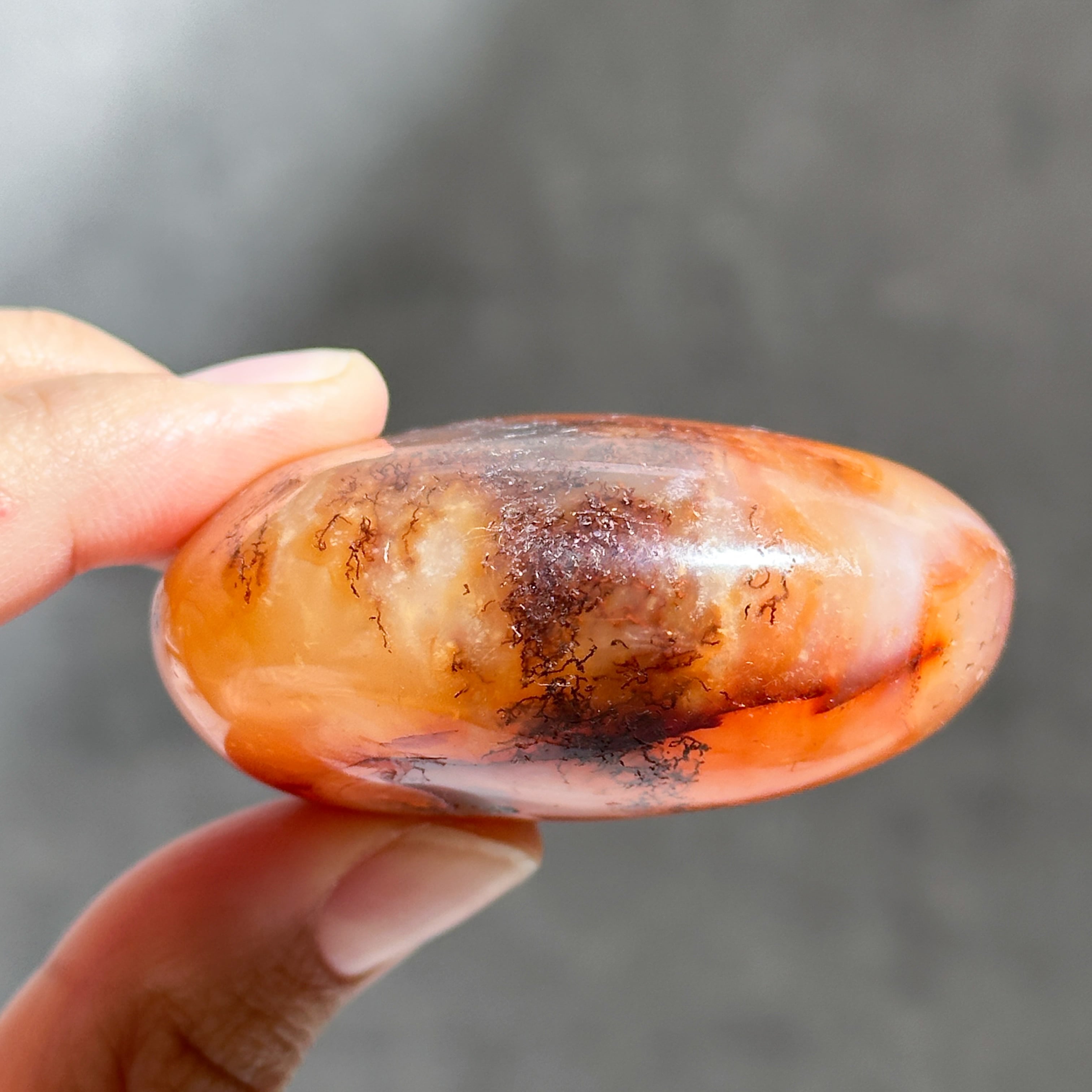 カーネリアン パーム 24♢ Carnelian ♢天然石・鉱物・パワーストーン