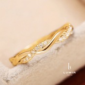 【数量限定アイテム】ジルコニアツイストリング