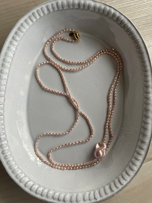 naturalbabypearllongnecklace withbaroque120 naturalbabypearllongnecklace withbaroque120