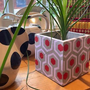 SERAX "Feeling Pot" Red/Rose w13cm×13cm セラックス植木鉢カバー