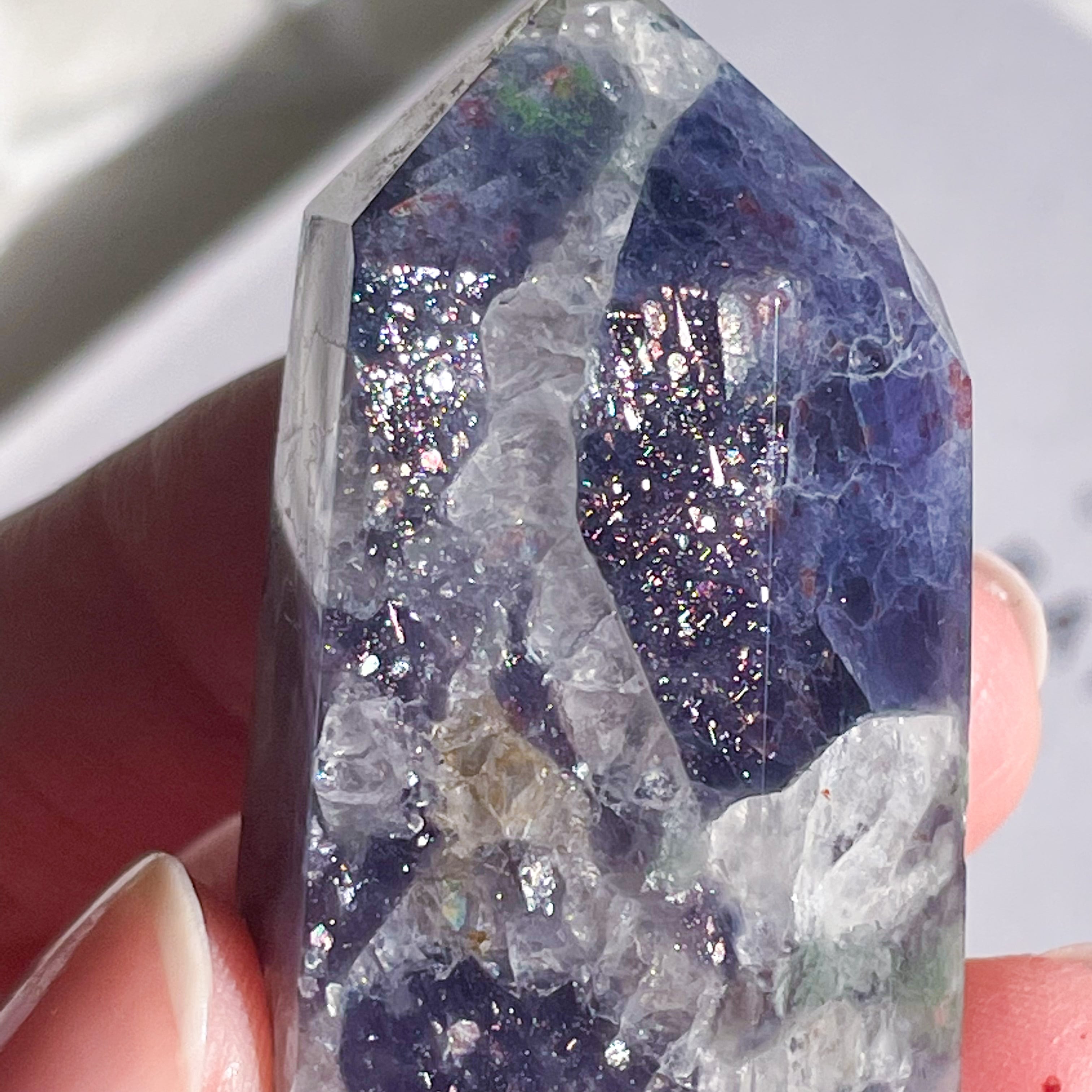 Mica Iolite in Quartz 1✧ マイカ アイオライト | FLUXY - 天然石と