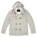 Montecore(モンテコーレ)ピーコート型 ダブルフロントジャケット(ウールジャージライニング)/IVORY
