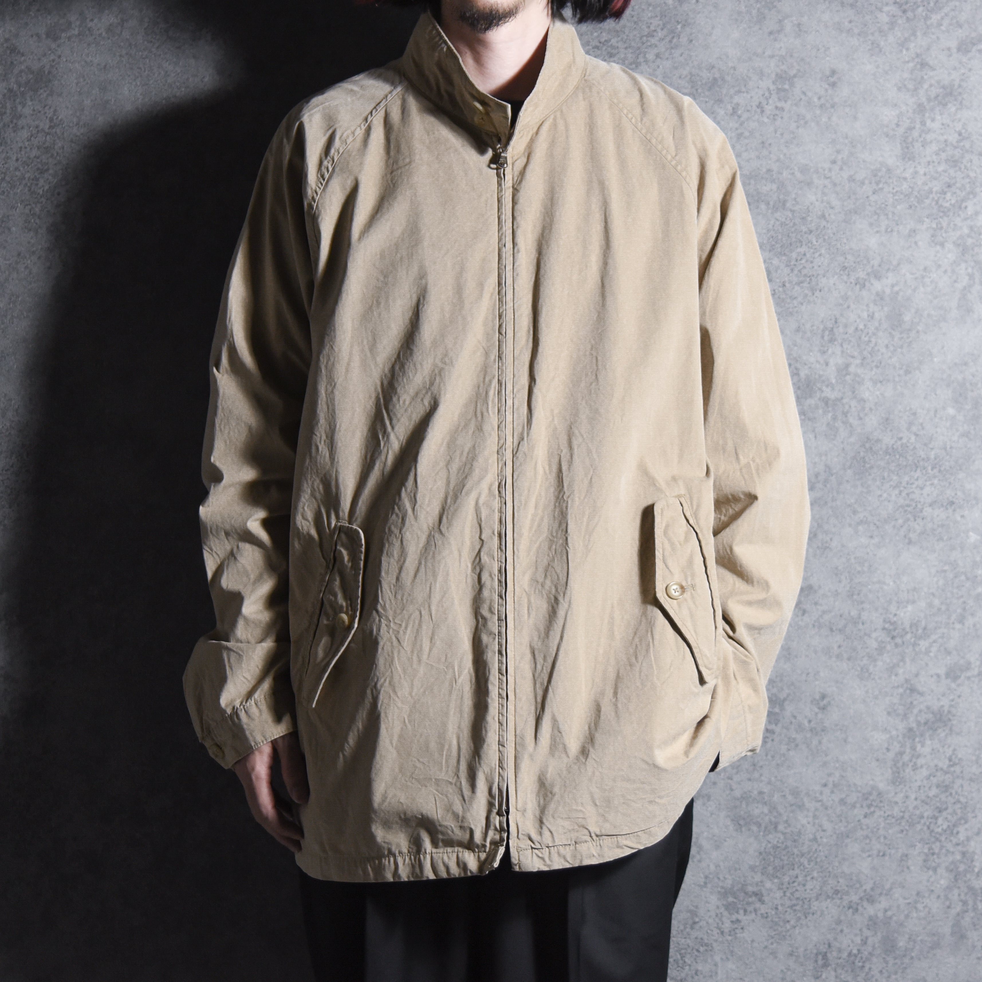 90s Ralph Lauren スウィングトップ ベージュ プルオーバー 90s Ralph Lauren Cotton Swing Top Beige ラルフローレン コットン