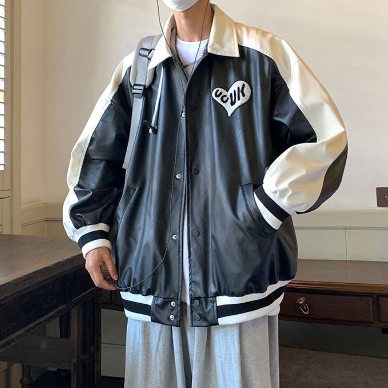 バイカラーカジュアルジャケット C10444