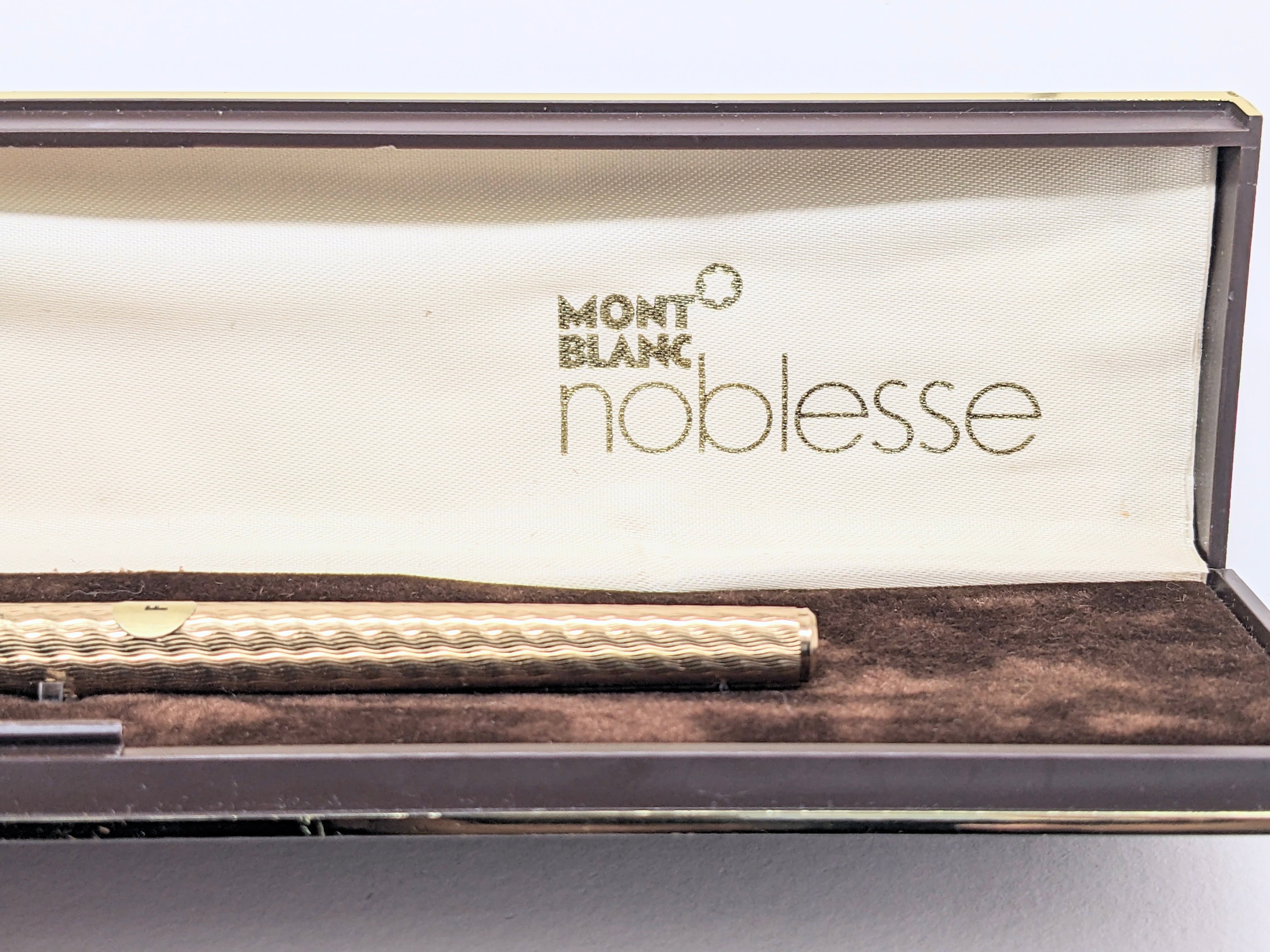 70s モンブラン ノブレス MONTBLANC noblesse (細字) 14K 70s モンブラン ノブレス MONTBLANC noblesse (細字) 14K