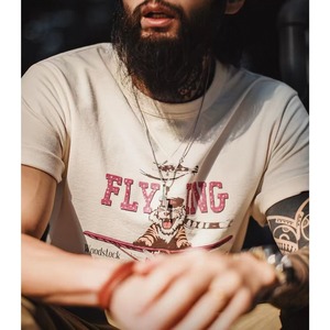 Flying tiger graphic print tee 1505