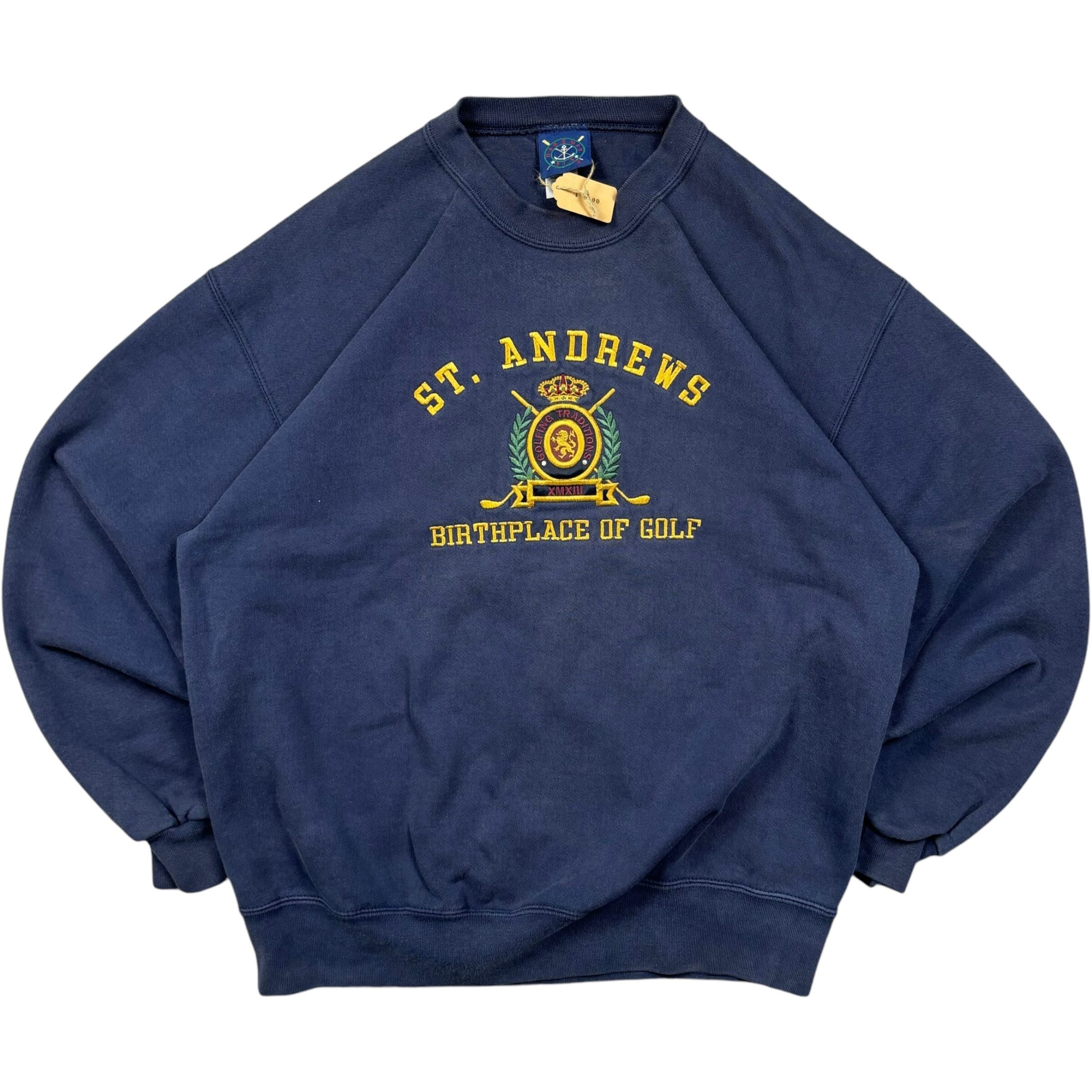 《L》OARSMAN オアズマン ST.ANDREWS セント・アンドリュース スウェット 90年代〜 No.4225