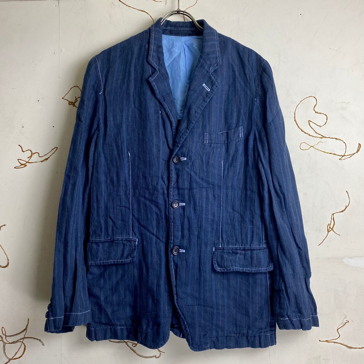 2006SS COMME des GARCONS HOMME linen set-up