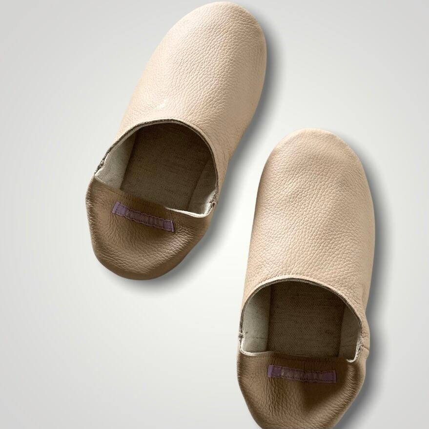 ZOZOTTE leather room shoes / アイボリー / レザールームシューズ / バブーシュ