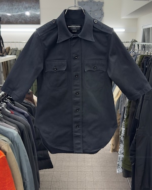 SS2017 BALENCIAGA SHRUNK UNIFORM SHIRT(37)