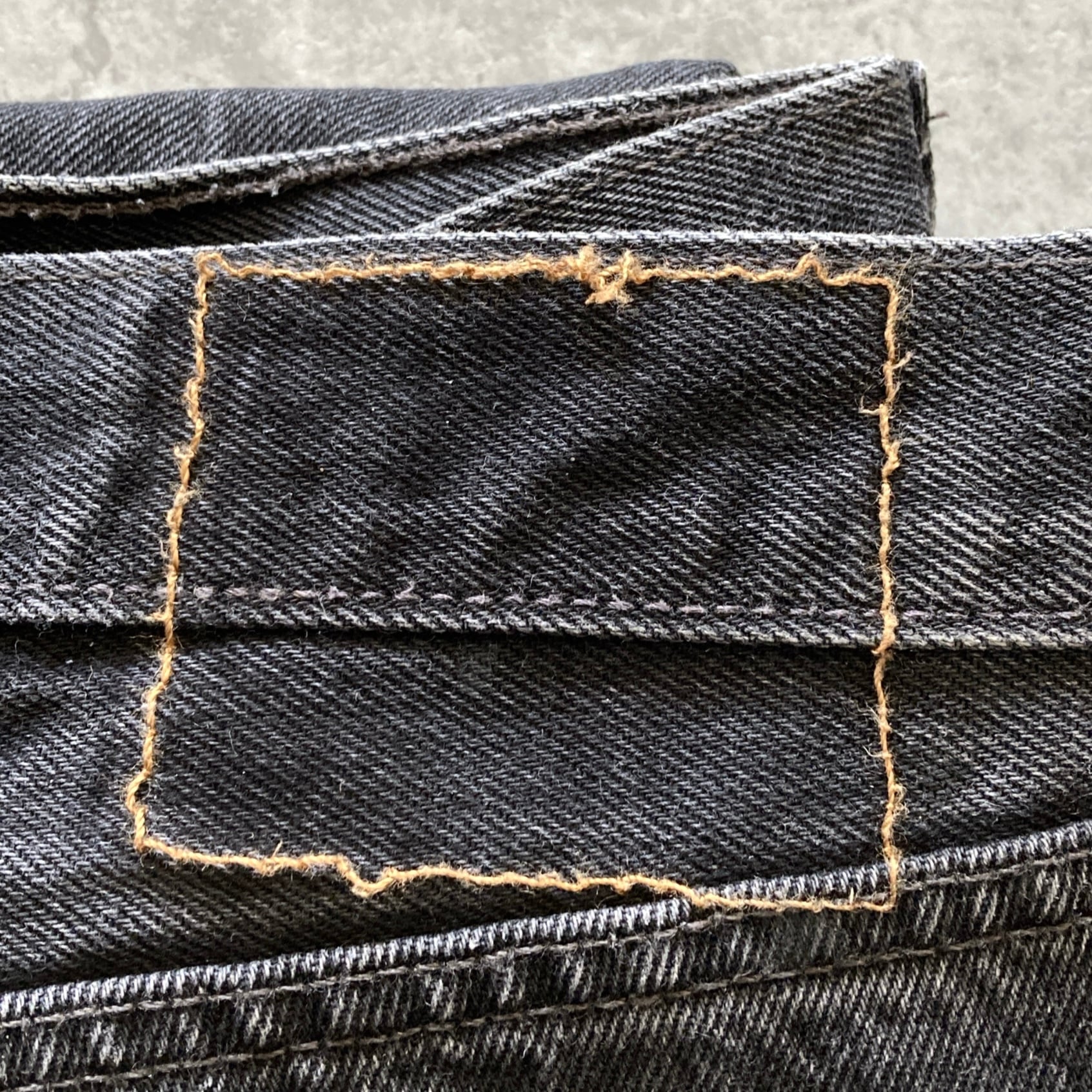 W42 L32】Levis 501 リーバイス ボタンフライ ビッグサイズ ブラック