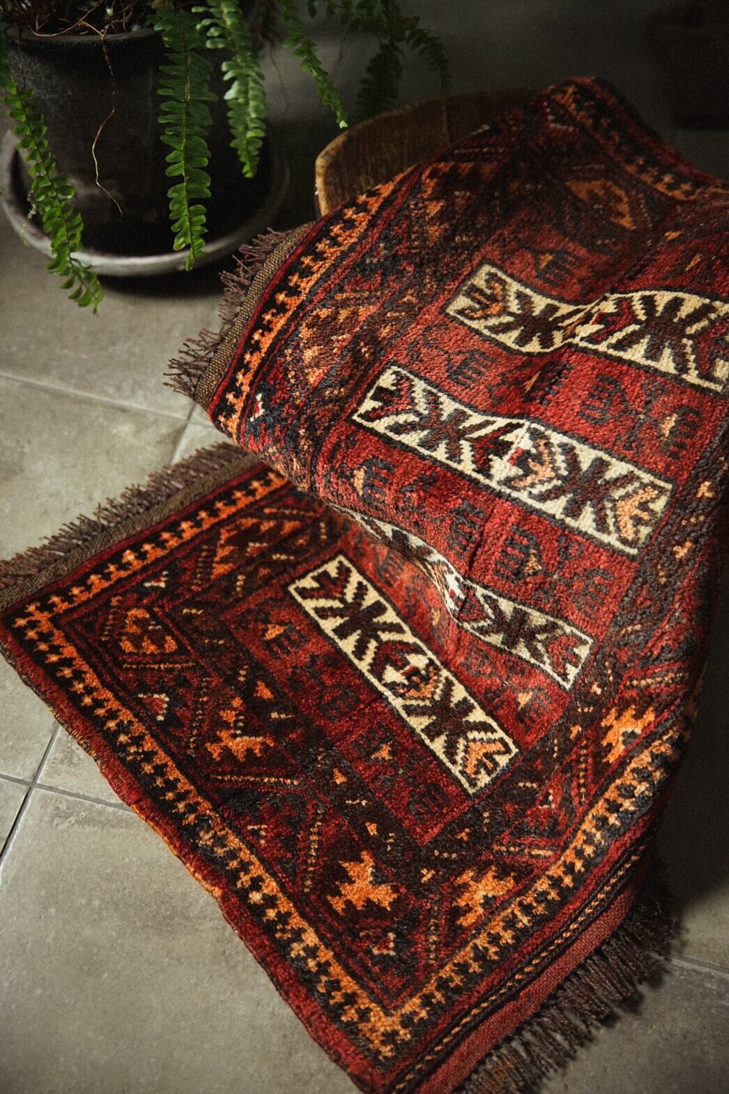 445-Vintage Maldari rug