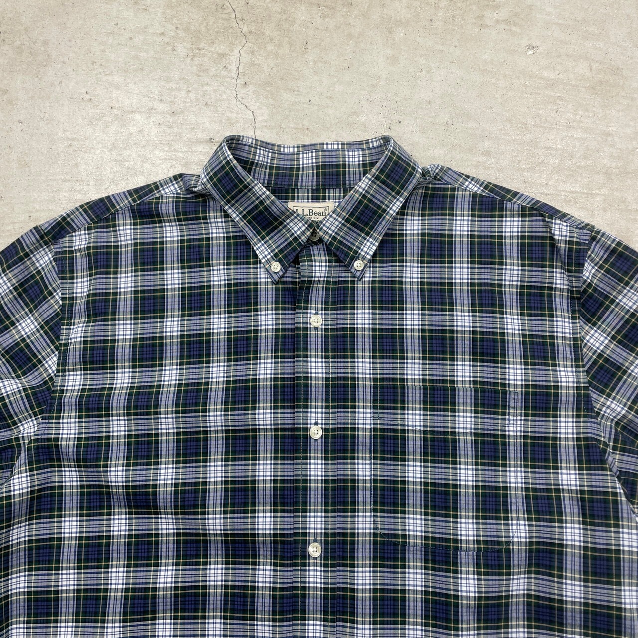 00年代 L.L.Bean エルエルビーン オーバーチェックシャツ メンズXLT 