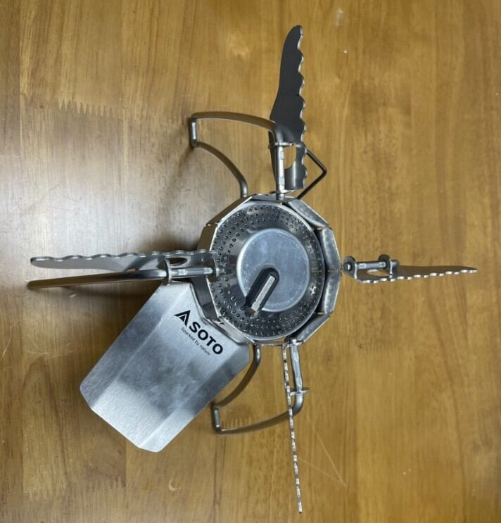 折り畳み五徳 ソトレギュレーター ST310 340共用拡張五徳（Shahrazad