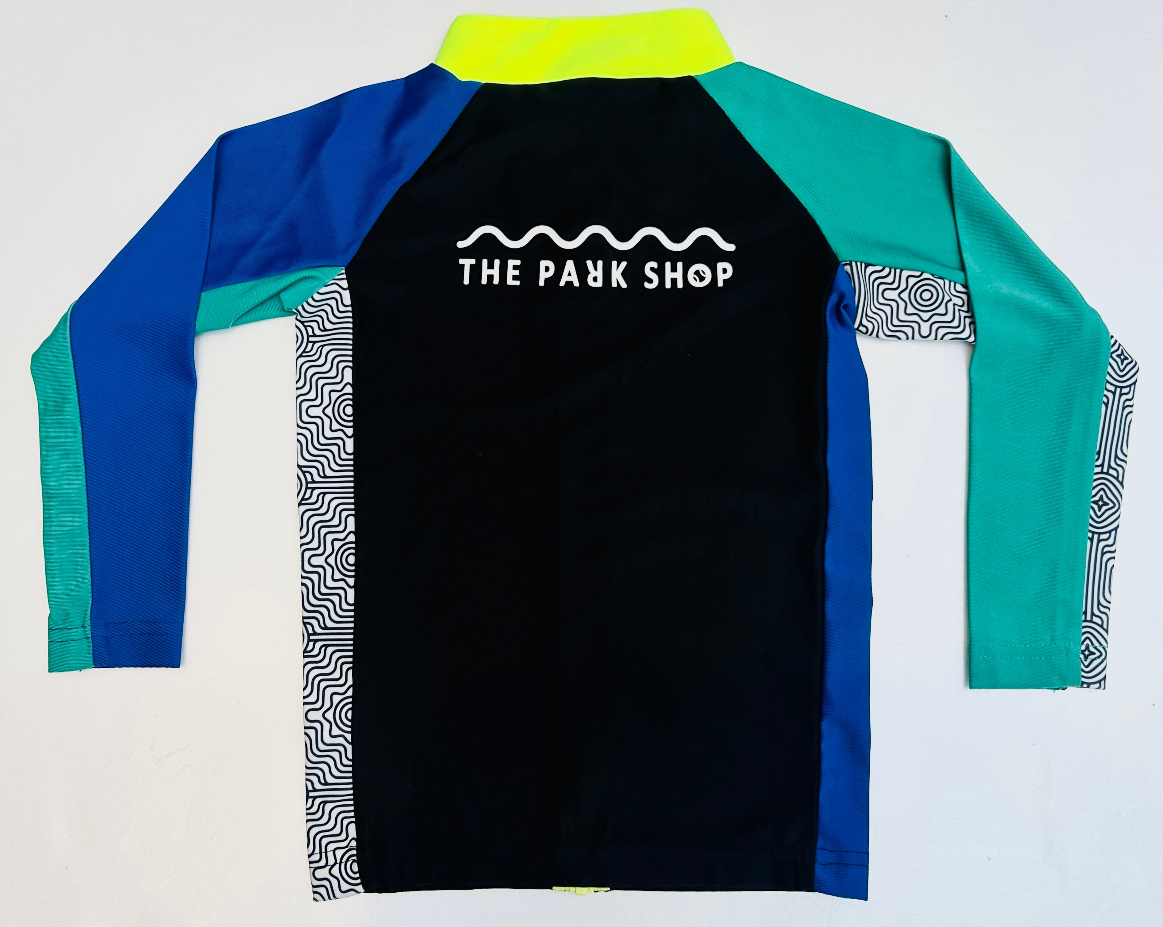 25SS】THE PARKSHOP(ザ・パークショップ)ISLAND PARK RASH TOP black